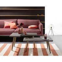 INOSIGN Couchtisch "Loupe", Tischplatte aus Beton, Tischbeine aus Messing, Breite 137 cm von Inosign