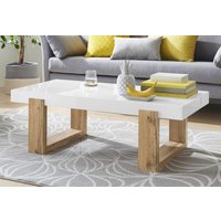 INOSIGN Couchtisch "Solid", hochglanzfarbener weißer Tischplatte, in zwei unterschiedlichen Größen von Inosign