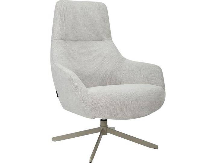 INOSIGN Drehsessel CLARINDA moderner Ohrensessel drehbar, TV-Sessel, Relaxsessel, 360-Grad drehbar, robustes Metallgestell, beige, beige von Inosign