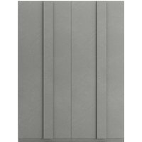 INOSIGN Drehtürenschrank "Jupiter, Kleiderschrank in 3 Breiten, trendiges Steingrau, Griffblende" von Inosign