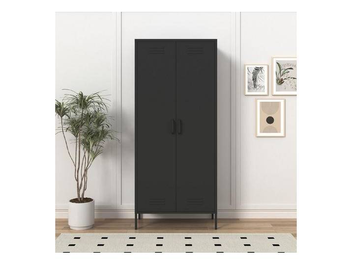 INOSIGN Drehtürenschrank Kleiderschrank Schrank Metallschrank Mehrzweckschrank Siena Spind (in 4 Farben aus Metall) in der Höhe verstellbar, abschließbar von Inosign