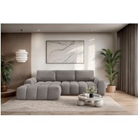 OTTO home Ecksofa "AZITA klein optionale Schlafsofa mit Bettkasten, B/T/H: 270/166,5/84cm" L-Form mit Wellenunterfederung, Bubble-Optik von Otto Home