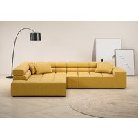 INOSIGN Ecksofa "Ancona incl. Kopfteilverstellung, Zierkissen Breite 319cm, L-Form" von Inosign