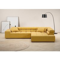 INOSIGN Ecksofa "Ancona incl. Kopfteilverstellung, Zierkissen Breite 319cm, L-Form" von Inosign