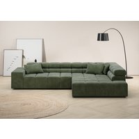 INOSIGN Ecksofa "Ancona incl. Kopfteilverstellung, Zierkissen Breite 319cm, L-Form" von Inosign