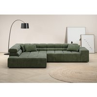 INOSIGN Ecksofa "Ancona incl. Kopfteilverstellung, Zierkissen Breite 319cm, L-Form" von Inosign