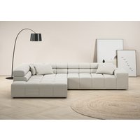 INOSIGN Ecksofa "Ancona incl. Kopfteilverstellung, Zierkissen Breite 319cm, L-Form" von Inosign