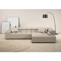 INOSIGN Ecksofa "Ancona incl. Kopfteilverstellung, OTTOs Choice, Breite 319cm, L-Form", wahlweise motorische Sitztiefenverstellung, auch in Cord + Easy Care von Inosign