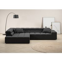 INOSIGN Ecksofa "Ancona incl. Kopfteilverstellung, Zierkissen Breite 319cm, L-Form" von Inosign