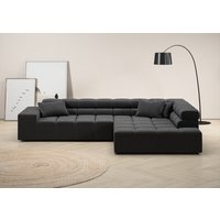 INOSIGN Ecksofa "Ancona incl. Kopfteilverstellung, Zierkissen Breite 319cm, L-Form" von Inosign