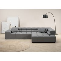 INOSIGN Ecksofa "Ancona incl. Kopfteilverstellung, Zierkissen Breite 319cm, L-Form" von Inosign