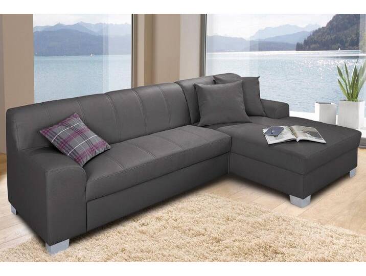 INOSIGN Ecksofa Anzio, elegant und gemütlich, Breite 239cm, L-Form, braun, ohne Bettfunktion, schlamm INOSIGN Ecksofa Anzio, elegant und gemütlich, Breite 239cm, L-Form, braun, ohne Bettfunktion, schlamm von Inosign