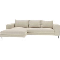 INOSIGN Ecksofa "Aurora, L-Form, mit extra breiter Recamiere, 324 x 170 cm (BxT)", Designsofa mit tollem Sitzkomfort, extra hohe Metallfüße schwarz von Inosign