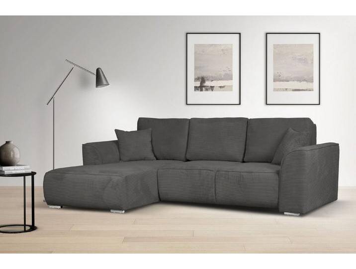 INOSIGN Ecksofa BEATRICE optionale Schlafsofa mit Bettkasten, B/T/H: 265/170/86 cm, L-Form, grau, ohne Bettfunktion-ohne Bettkasten, grau INOSIGN Ecksofa BEATRICE optionale Schlafsofa mit Bettkasten, B/T/H: 265/170/86 cm, L-Form, grau, ohne Bettfunktion-ohne Bettkasten, grau von Inosign
