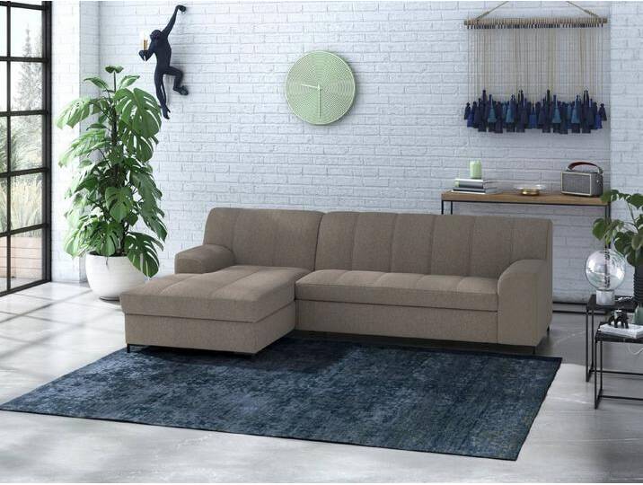 INOSIGN Ecksofa Balme L-Form, Inkl. Zierkissen, grau, mit Bettfunktion, stone INOSIGN Ecksofa Balme L-Form, Inkl. Zierkissen, grau, mit Bettfunktion, stone von Inosign