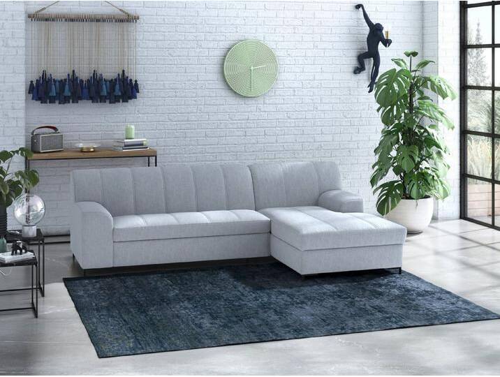 INOSIGN Ecksofa Balme L-Form, Inkl. Zierkissen, grau, ohne Bettfunktion, grau INOSIGN Ecksofa Balme L-Form, Inkl. Zierkissen, grau, ohne Bettfunktion, grau von Inosign