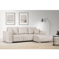 INOSIGN Ecksofa "BEATRICE optionale Schlafsofa mit Bettkasten, B/T/H: 265/170/86 cm", L-Form, wahlweise auch mit Bettfunktion und Bettkasten von Inosign