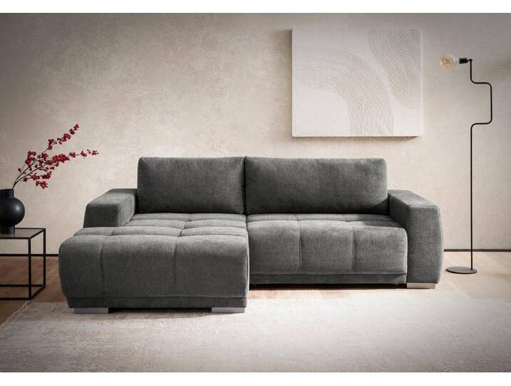 INOSIGN Ecksofa Bolero L-Form, grau, mit Bettfunktion, grey INOSIGN Ecksofa Bolero L-Form, grau, mit Bettfunktion, grey von Inosign