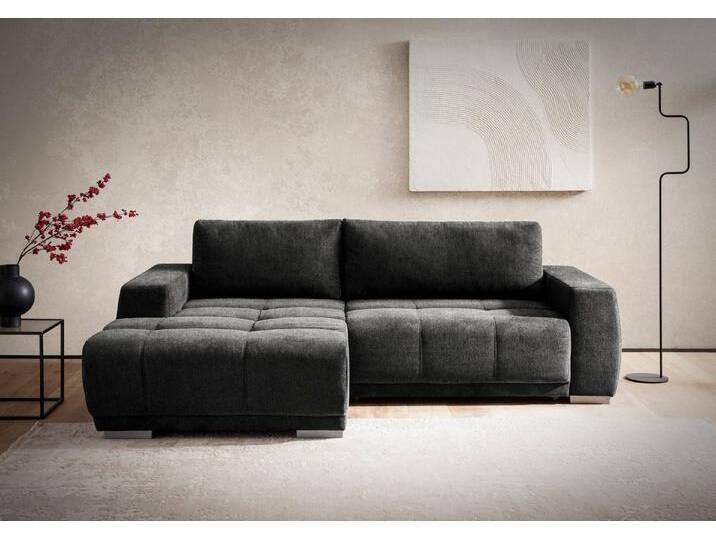 INOSIGN Ecksofa Bolero L-Form, schwarz, mit Bettfunktion, black INOSIGN Ecksofa Bolero L-Form, schwarz, mit Bettfunktion, black von Inosign