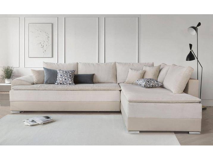 INOSIGN Ecksofa Night & Day L-Form, B: 324 cm, mit Bettfunktion, Bettkasten & 3 Zierkissen, Boxspringbett 180x200 cm, beige, mit Taschenfederkern INOSIGN Ecksofa Night & Day L-Form, B: 324 cm, mit Bettfunktion, Bettkasten & 3 Zierkissen, Boxspringbett 180x200 cm, beige, mit Taschenfederkern von Inosign