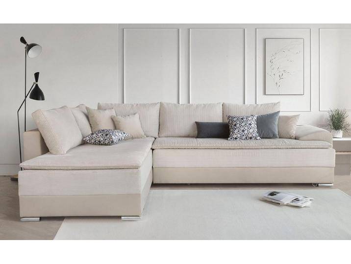 INOSIGN Ecksofa Night & Day L-Form, B: 324 cm, mit Bettfunktion, Bettkasten & 3 Zierkissen, Boxspringbett 180x200 cm, beige, mit Taschenfederkern INOSIGN Ecksofa Night & Day L-Form, B: 324 cm, mit Bettfunktion, Bettkasten & 3 Zierkissen, Boxspringbett 180x200 cm, beige, mit Taschenfederkern von Inosign