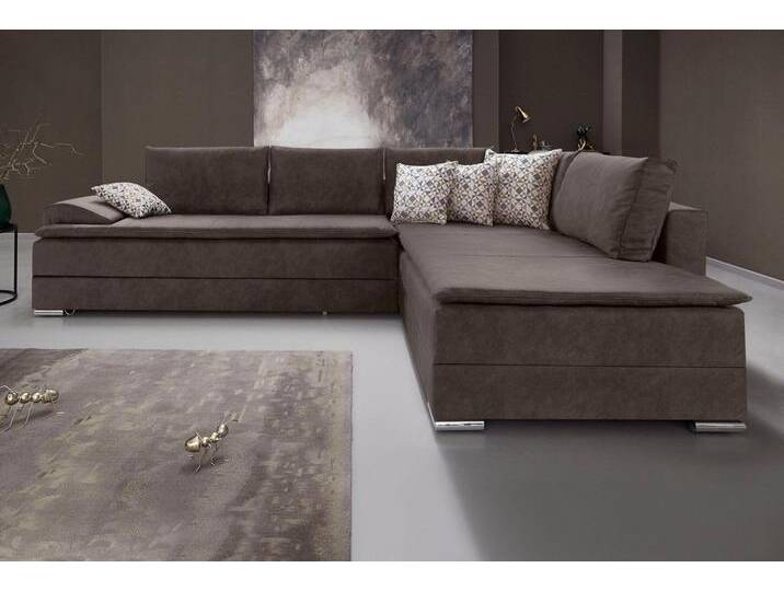 INOSIGN Ecksofa Night & Day L-Form, B: 324 cm, mit Bettfunktion, Bettkasten & 3 Zierkissen, Boxspringbett 180x200 cm, grau, mit Taschenfederkern INOSIGN Ecksofa Night & Day L-Form, B: 324 cm, mit Bettfunktion, Bettkasten & 3 Zierkissen, Boxspringbett 180x200 cm, grau, mit Taschenfederkern von Inosign