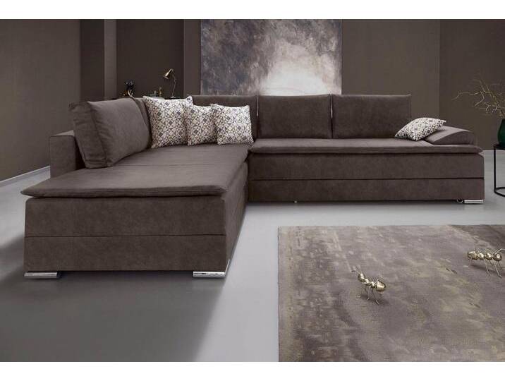 INOSIGN Ecksofa Night & Day L-Form, B: 324 cm, mit Bettfunktion, Bettkasten & 3 Zierkissen, Boxspringbett 180x200 cm, grau, mit Bonnellfederkern INOSIGN Ecksofa Night & Day L-Form, B: 324 cm, mit Bettfunktion, Bettkasten & 3 Zierkissen, Boxspringbett 180x200 cm, grau, mit Bonnellfederkern von Inosign