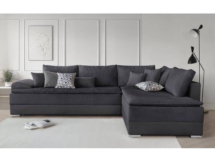 INOSIGN Ecksofa Night & Day L-Form, B: 324 cm, mit Bettfunktion, Bettkasten & 3 Zierkissen, Boxspringbett 180x200 cm, schwarz, mit Bonnellfederkern INOSIGN Ecksofa Night & Day L-Form, B: 324 cm, mit Bettfunktion, Bettkasten & 3 Zierkissen, Boxspringbett 180x200 cm, schwarz, mit Bonnellfederkern von Inosign