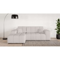 INOSIGN Ecksofa "CASSY L-Form, Schlafsofa mit Bettkasten, Maße B/T/H: 245/165/88 cm" mit 2 Rückenkissen, Recamiere rechts oder links bestellbar von Inosign