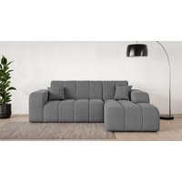 INOSIGN Ecksofa "CASSY L-Form, Schlafsofa mit Bettkasten, Maße B/T/H: 245/165/88 cm" mit 2 Rückenkissen, Recamiere rechts oder links bestellbar von Inosign