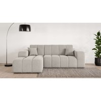 INOSIGN Ecksofa "CASSY L-Form, Schlafsofa mit Bettkasten, Maße B/T/H: 245/165/88 cm", mit 2 Rückenkissen, Recamiere rechts oder links bestellbar von Inosign