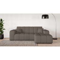 INOSIGN Ecksofa "CASSY L-Form, Schlafsofa mit Bettkasten, Maße B/T/H: 245/165/88 cm" mit 2 Rückenkissen, Recamiere rechts oder links bestellbar von Inosign