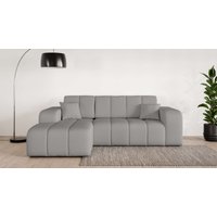 INOSIGN Ecksofa "CASSY L-Form, Schlafsofa mit Bettkasten, Maße B/T/H: 245/165/88 cm" mit 2 Rückenkissen, Recamiere rechts oder links bestellbar von Inosign