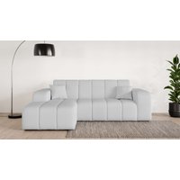 INOSIGN Ecksofa "CASSY L-Form, Schlafsofa mit Bettkasten, Maße B/T/H: 245/165/88 cm" mit 2 Rückenkissen, Recamiere rechts oder links bestellbar von Inosign