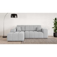 INOSIGN Ecksofa "CASSY L-Form, Schlafsofa mit Bettkasten, Maße B/T/H: 245/165/88 cm" mit 2 Rückenkissen, Recamiere rechts oder links bestellbar von Inosign