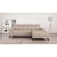 INOSIGN Ecksofa "CAZIE, Designsofa, L-Form, trendige Bubble-Optik,", L-Form mit Wellenunterfederung, Recamiere rechts/links bestellbar von Inosign