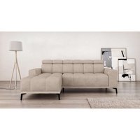 INOSIGN Ecksofa "CAZIE, Designsofa, L-Form, trendige Bubble-Optik,", L-Form mit Wellenunterfederung, Recamiere rechts/links bestellbar von Inosign