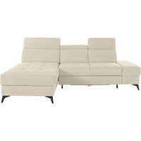 INOSIGN Ecksofa "Cardiz L-Form", inkl.Kopfteilverstellung und Federkern wahlweise mit Bettfunktion von Inosign