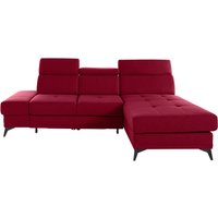 INOSIGN Ecksofa "Cardiz L-Form", inkl.Kopfteilverstellung und Federkern wahlweise mit Bettfunktion von Inosign