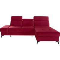 INOSIGN Ecksofa "Cardiz L-Form", inkl.Kopfteilverstellung und Federkern wahlweise mit Bettfunktion von Inosign