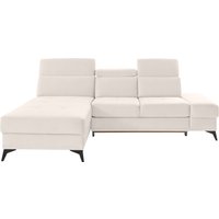 INOSIGN Ecksofa "Cardiz L-Form", inkl.Kopfteilverstellung und Federkern wahlweise mit Bettfunktion von Inosign