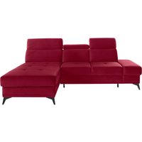 INOSIGN Ecksofa "Cardiz L-Form", inkl.Kopfteilverstellung und Federkern wahlweise mit Bettfunktion von Inosign