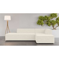 INOSIGN Ecksofa "Ecksofa Cavan mit Ottomane links oder rechts bestellbar", L-Form mit Wellenunterfederung, Maße B/T/H: 270/180/72 cm von Inosign