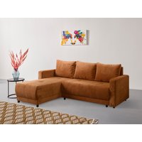 INOSIGN Ecksofa "Navarra, Schlafsofa, 230cm, m. Bettfunktion (115/200cm) und Bettkasten" von Inosign