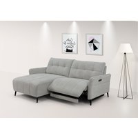 INOSIGN Ecksofa "DENIO 3-Sitzer, L-Form (Breite 209cm), elektr. Relaxfunktion, USB-A/C", und Recamiere, Liegefunktion durch Recliner 105-150 von Inosign