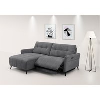 INOSIGN Ecksofa "DENIO 3-Sitzer, L-Form (Breite 209cm), elektr. Relaxfunktion, USB-A/C", und Recamiere, Liegefunktion durch Recliner 105-150 von Inosign