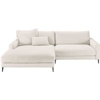 INOSIGN Ecksofa "Downtown, B/T/H: 272/190/84 cm L-Form", weicher Sitzkomfort auch in Cord und Bouclé, incl. Zierkissen von Inosign