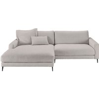 INOSIGN Ecksofa "Downtown, B/T/H: 272/190/84 cm L-Form", weicher Sitzkomfort auch in Cord und Bouclé, incl. Zierkissen von Inosign