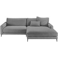 INOSIGN Ecksofa "Downtown, B/T/H: 272/190/84 cm L-Form", weicher Sitzkomfort auch in Cord und Bouclé, incl. Zierkissen von Inosign