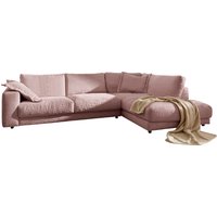 3C Candy Ecksofa "Enisa XXL B/T/H: 325/224/85 cm L-Form", Kuschelig, gemütlich, in 5 Farben, Bezug in Cord, mit 2 Zierkissen von 3c Candy